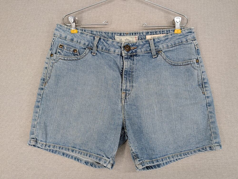 Levi Strauss Signature Jean Shorts Size 16 Low Rise